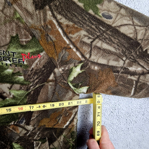 Scent Blocker Plus Protect XT Med Camo Fleece Jacket Outdoor Hunting Windblocker - Picture 9 of 11